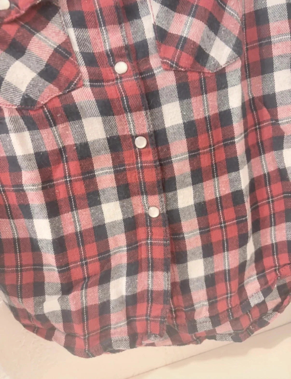 Camisa xadrez vermelha e preta Young Dimension - 5/6 anos (116cm) – photo 5